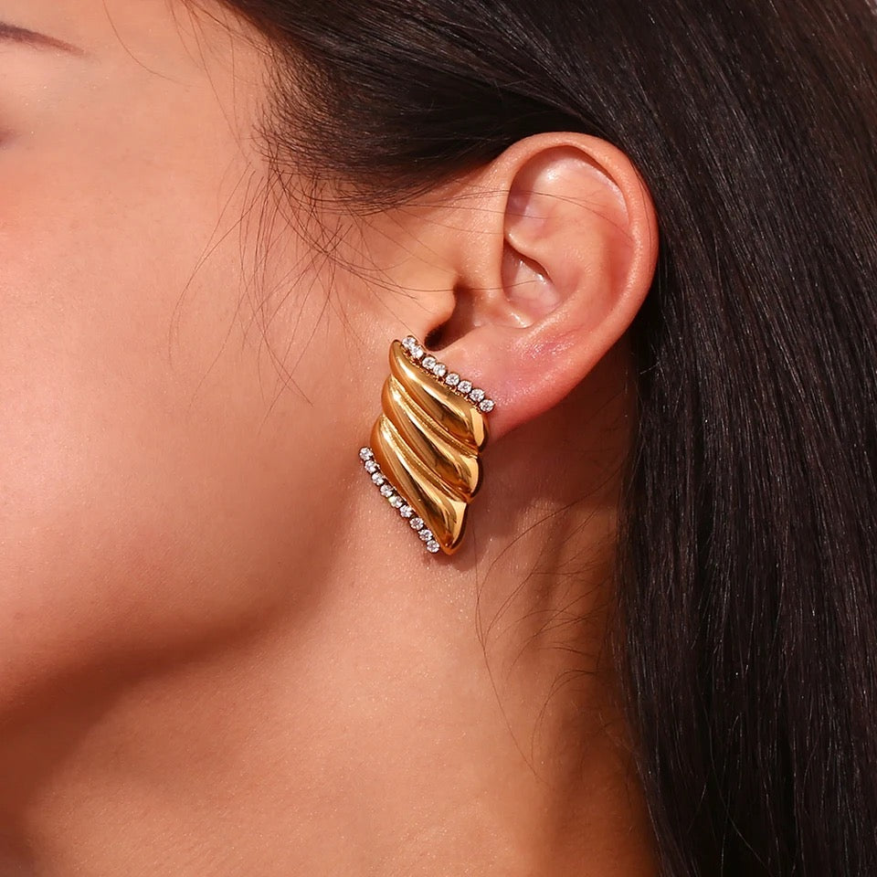 Angel Wing Earrings - Tarnish Free